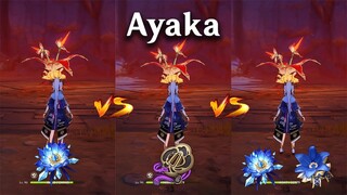 Ayaka Artifacts Comparison !! Best F2P Artifact Set for Ayaka?? [ Genshin Impact ]