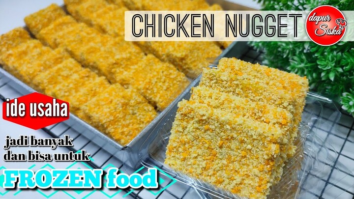 Chicken Nugget - resep mudah, enak, dan bisa untuk frozen food serta lebih enak dari buatan pabrik.
