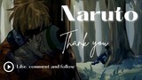 Naruto「AMV」- Thank you