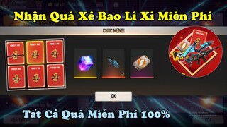 [Garena Free Fire] Nhận Quà Xé Bao Lì Xì Tết Thẻ Đổi Tên, Ak Rồng Xanh Lv7 Miễn Phí Cực Đã