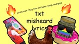 TXT misheard lyrics
