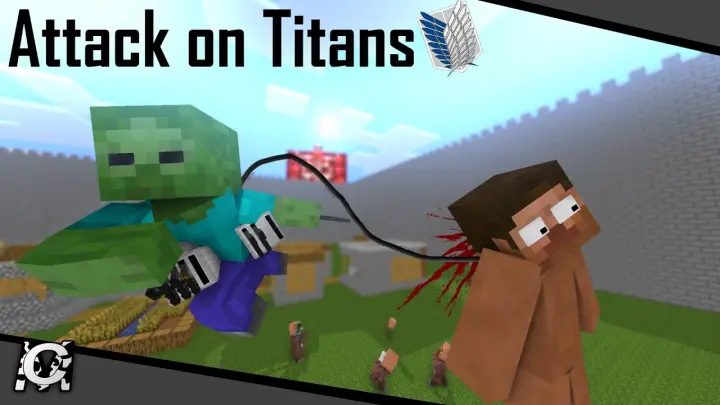 Attack on Titan | Monster School | Minecraft Animation