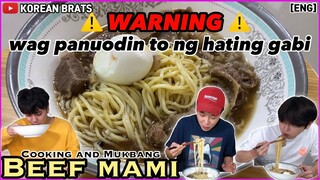 [COOK] Korean guys try to cook Filipino food "BEEF MAMI" #95 (ENG SUB)