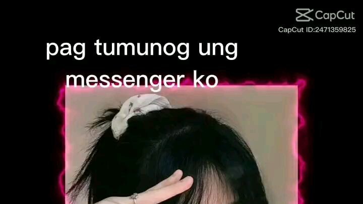 pag tumunog messenger ko belike: