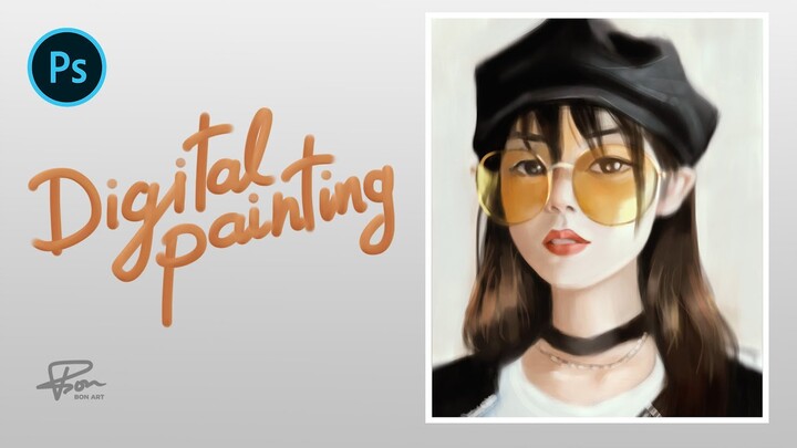 Digital painting - luyện vẽ mỗi ngày cùng Bon nhé | BonART #shorts