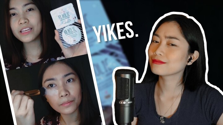 Reacting to my (CURSED) Beauty Vlog from 2018 | I wanted to be a beauty guru...