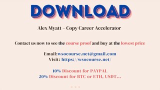 [WSOCOURSE.NET] Alex Myatt – Copy Career Accelerator