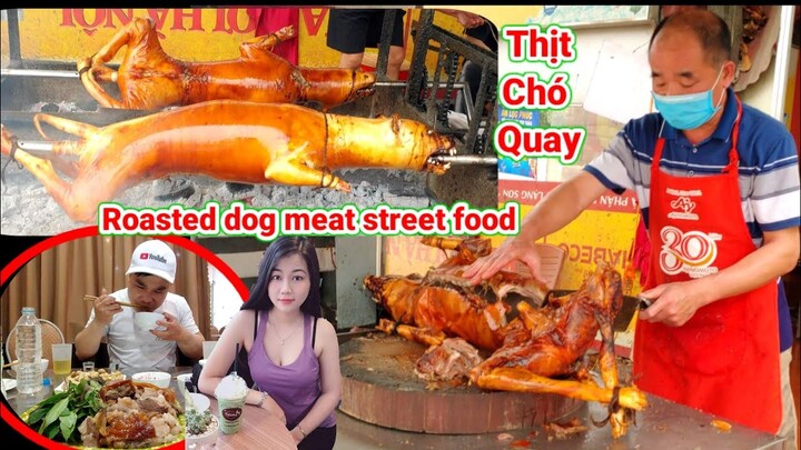 ẨM THỰC ĐƯỜNG PHỐ LẠNG SƠN 2022 | THỊT CHÓ QUAY NGON NHẤT XỨ LẠNG | The best roast dog meat vietnam