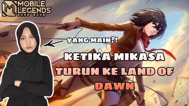 FANNY COSPLAY JADI MIKASA?! MONTAGE FANNY MIKASA | Mlbb Highlights