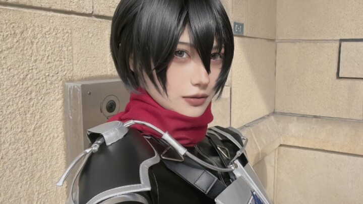 Miss Tsubo's Mikasa cosplay makes my heart beat faster!