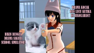 DRAMA KOCAK DAN LUCU BANGET KETIKA DI SEKOLAHAN SAKURA SCHOOL SIMULATOR!!