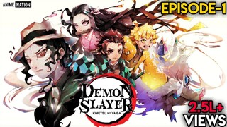 Demon Slayer | Episode - 1 | Hindi | Explained in Hindi | Demon Slayer अब हिन्दी मे