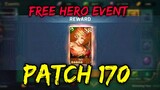 Mobile Legends: Adventure | FREE HERO EVENT + PATCH 170 NOTES 😱😯