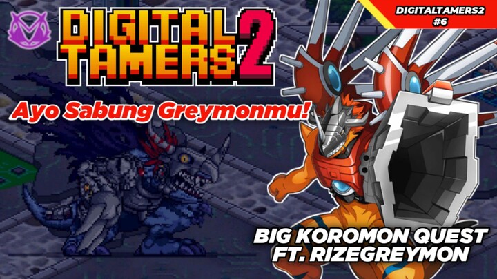 Big Koromon Quest! Adu Greymon! Game Digimon Android 2024 Digital Tamers 2 Gameplay #6