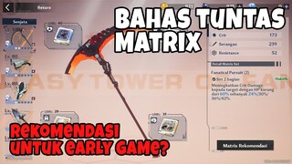 REKOMENDASI MATRIX, CARA FARM, DAN TIER LIST - Tower of Fantasy