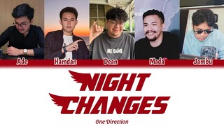 One Direction - Night Changes | Bala Bala Ai Cover (Ade, Hamdan, Dean, Mada, Jambu)