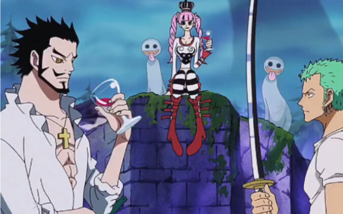 Where did Zoro become blind?