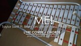 ME! - Taylor Swift ft. Brandon Urie of Panic! At The Disco - Lyre Cover