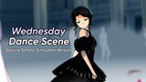 Wednesday Addams Dance Scene But in Sakura School Simulator (Netflix)
