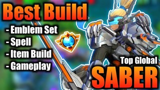 Saber Best Build 2021 | Top 1 Global Saber Build | Saber - Mobile Legends