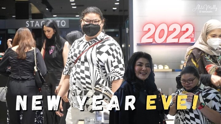 MALAM TAHUN BARU BELANJAAIN KELUARGA || HAPPY NEW YEAR 2022 DARI ALETA MOLLY !!