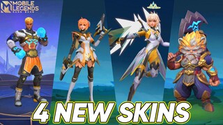 NEW SKIN PAQUITO EPIC, AULUS SPECIAL, BEATRIX M4 SKIN & REVAMP HANABI | MLBB UPCOMING SKIN 2023