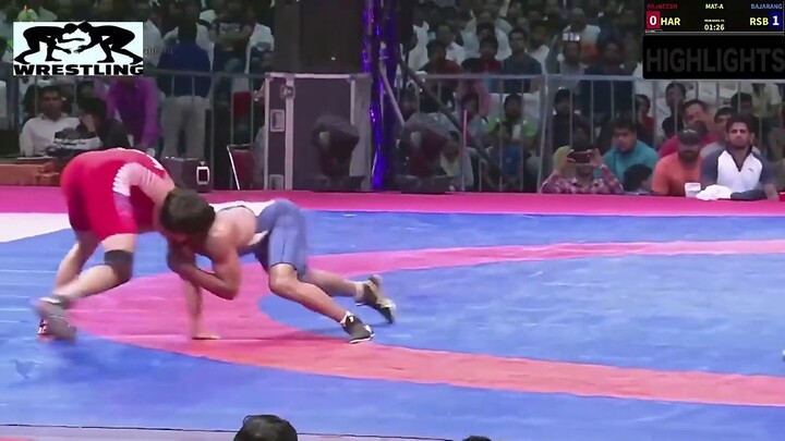 Bajrang Punia  Vs Rajneesh   Freestyle Wrestling Highlights