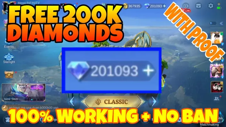 GET FREE 200K DIAMONDS BUG MOBILE LEGENDS 2021 | DIAMOND BUG | FREE DIAMONDS IN MOBILE LEGENDS