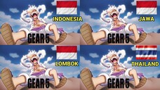 Parody 4 Bahasa || Ketawa Gear 5 Mirip Spongebob 😂🧽