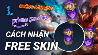 Tốc Chiến | Hướng Dẫn Nhận Skin Free Từ Amazon (Prime Gaminng) Không Cần Visa | Yugi Gaming