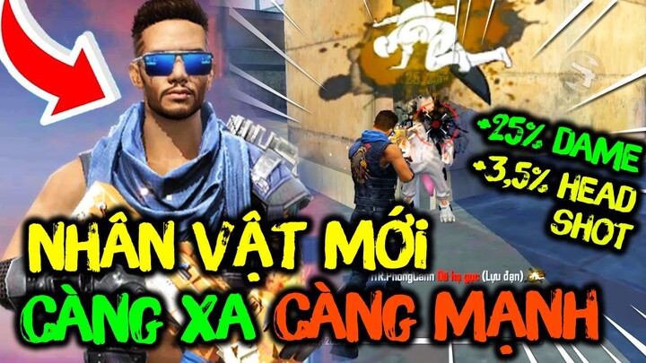 [FREE FIRE] MRVIT CHƠI SỚM NHÂN VẬT MỚI FREE FIRE "MARO" !!! BẮN CÀNG XA CÀNG MẠNH TĂNG DAME !!!