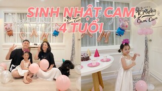 MỪNG SINH NHẬT 4 TUỔI CỦA CAM CAM