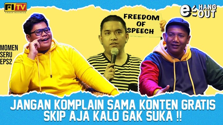 E-HANGOUT : Cerdas Itu Mengedapankan Logika Dibanding Emosinya ...??? | Batasan Dalam Bercanda Eps 2