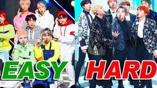 【KPOP】Difficulty rank of BTS's dances