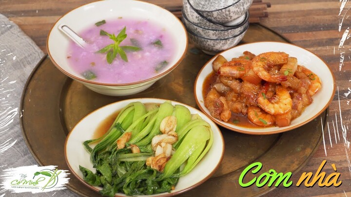 Tập 1 Cơm nhà - Ba rọi rim tôm, canh khoai mỡ - Family meals | Bếp Cô Minh