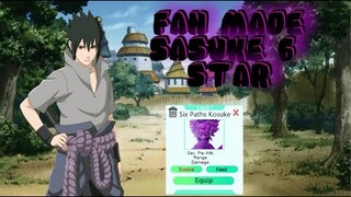 SASUKE 6 STAR ALL STAR TOWER DEFENSE | FAN MADE