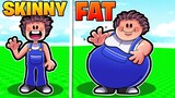 SKINNY TO OBESE IN Roblox Fat Simulator