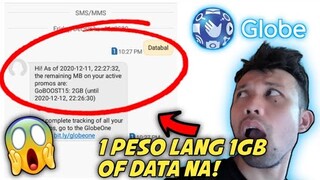 ISANG PESO LANG MAY 1GB OF MOBILE DATA KANA