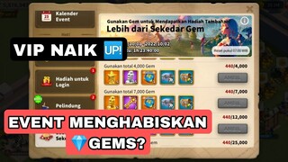 RISE OF KINGDOM EVENT MTG? EVENT MENGHABISKAN GEMS UNTUK VIP #riseofkingdoms #2903 #project