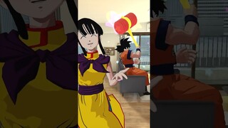 Goku and Chi Chi Make Dinner Plans #goku #chichi #dragonball #anime