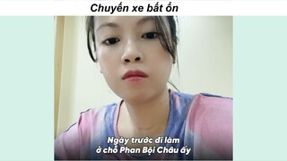 Chuyến xe bất ổn từ bà chị #haihuoc #funny