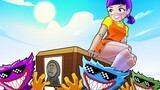 [Movie&TV] [Poppy Playtime] Prank of Squid Game Girl & Pink Soldier
