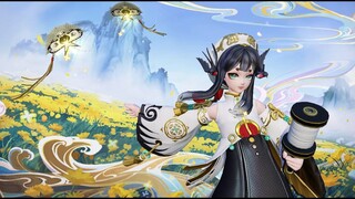 Preview of Chin's brand-new Battle Pass Skin "Bamboo Kite"  | Onmyoji Arena