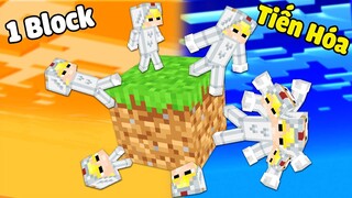 TÔ GÀ THỬ THÁCH 24H SINH TỒN 1 BLOCK TIẾN HÓA TRONG MINECRAFT*MINECRAFT TÔ GÀ TIẾN HÓA