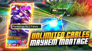 SUPER AGGRESSIVE FANNY MAYHEM MONTAGE!! UNLIMITED CABLES!! | MLBB