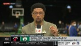 ESPN SC| Jalen Rose goes crazy the Celtics torch the Heat early, even series with 102-82 blowout