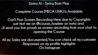 Sintra AI Course Sintra Bots Max Download