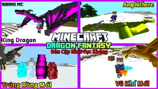 Review Addon Dragon Fantasy Bản Cập Nhật Rồng Cổ Đại Mới Siêu Khủng Mcpe 1.16.200 | KIDING MC