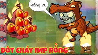 Hotdate có thể đốt cháy IMP rồng được không - MK kids - plants vs Zombies 2 - pvz 2