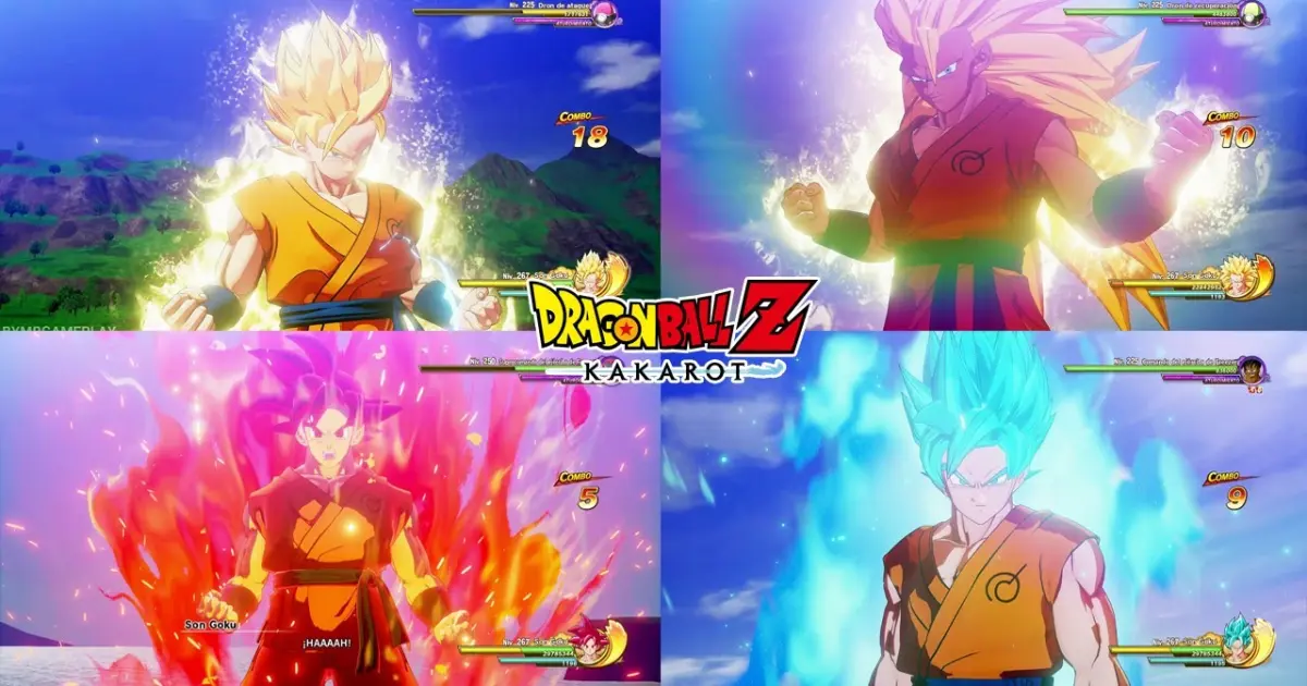 Todas las Transformaciones de Goku en Dragon Ball Z Kakarot - Bilibili